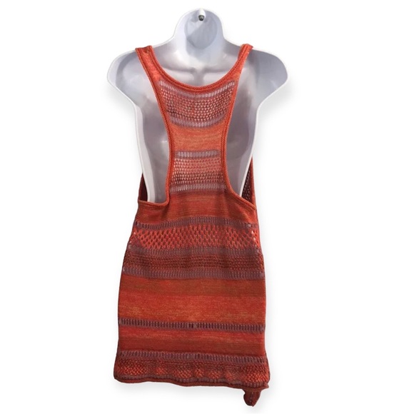 Free People Orange Knit Top - Picture 3 of 5